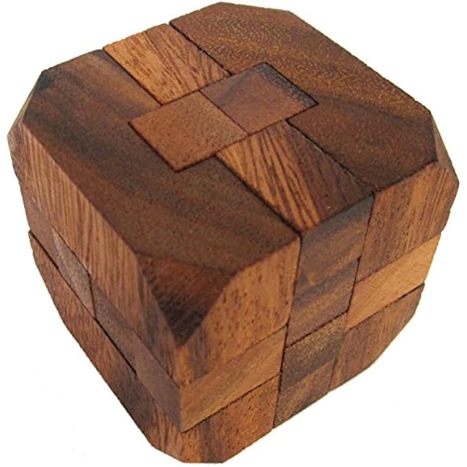 DIAMANT G171-3D PUZZLE - THINKING GAME - PUZZLE GAME - PATIENCE GAME - LOGIC GAME MADE OF WOOD - Image 1
